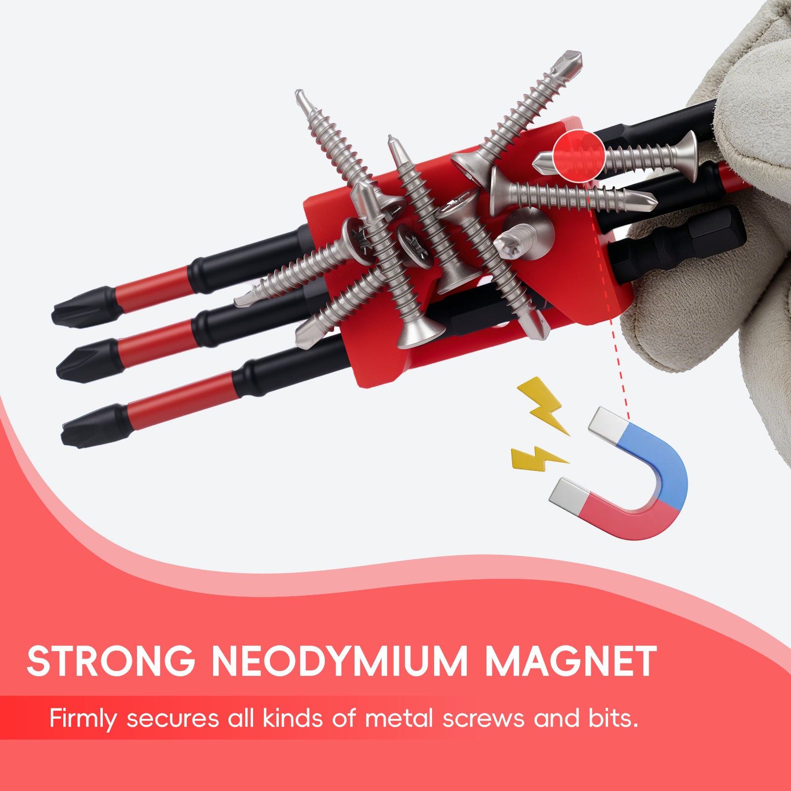 Magnetic 1/4-Inch Hex Bit Holder